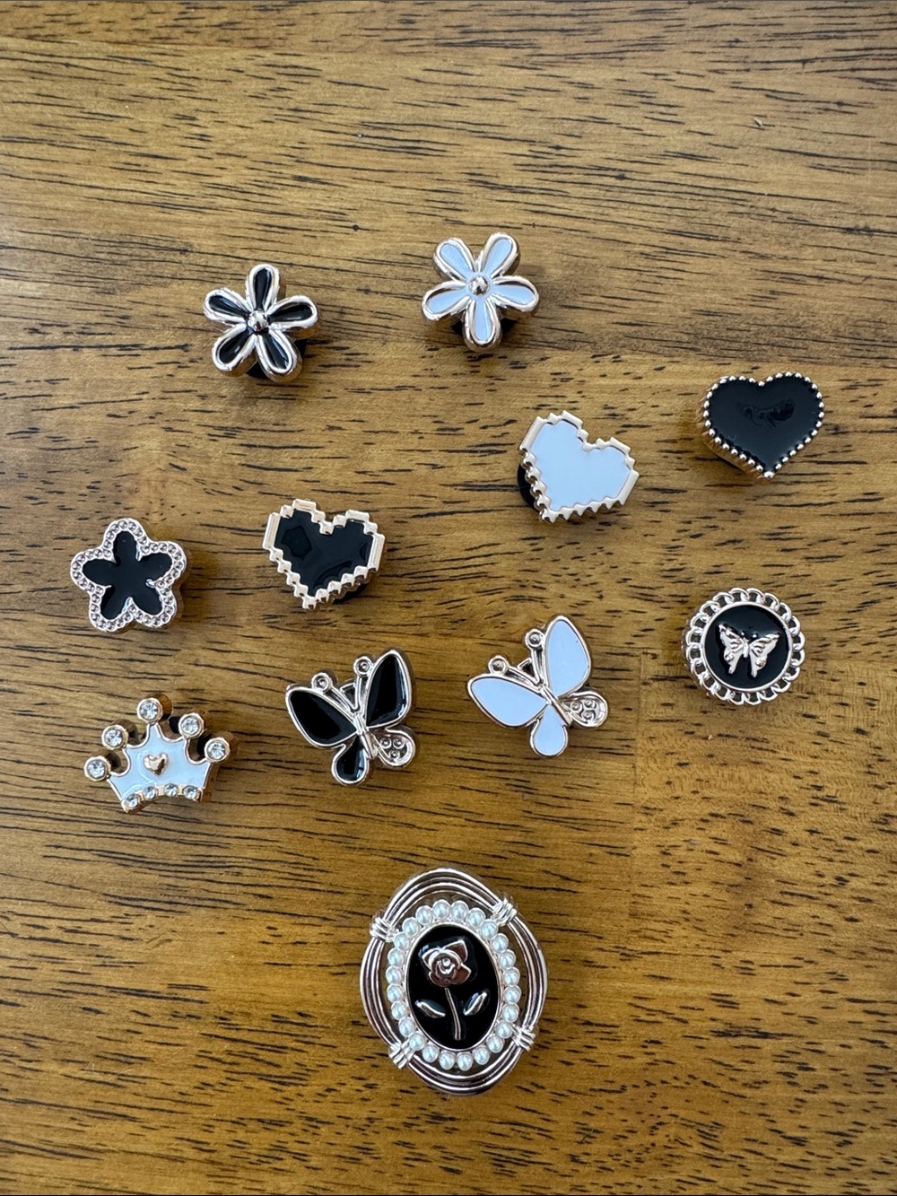 Shoe Charms, 11 Pieces